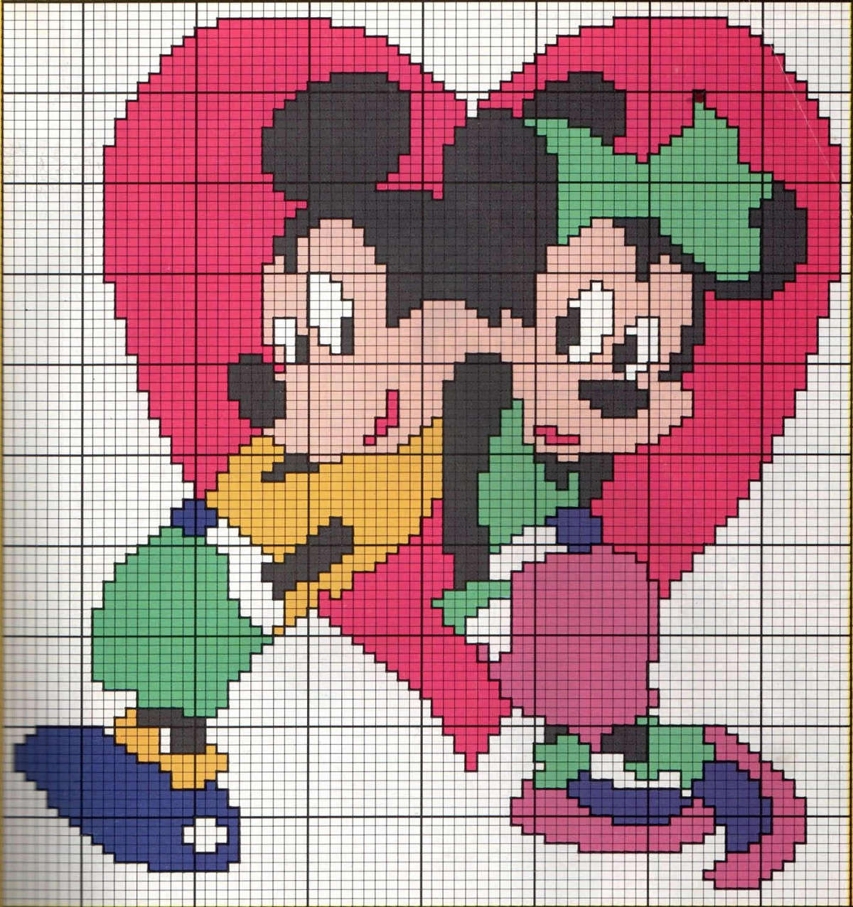 Mickey Minie coeur