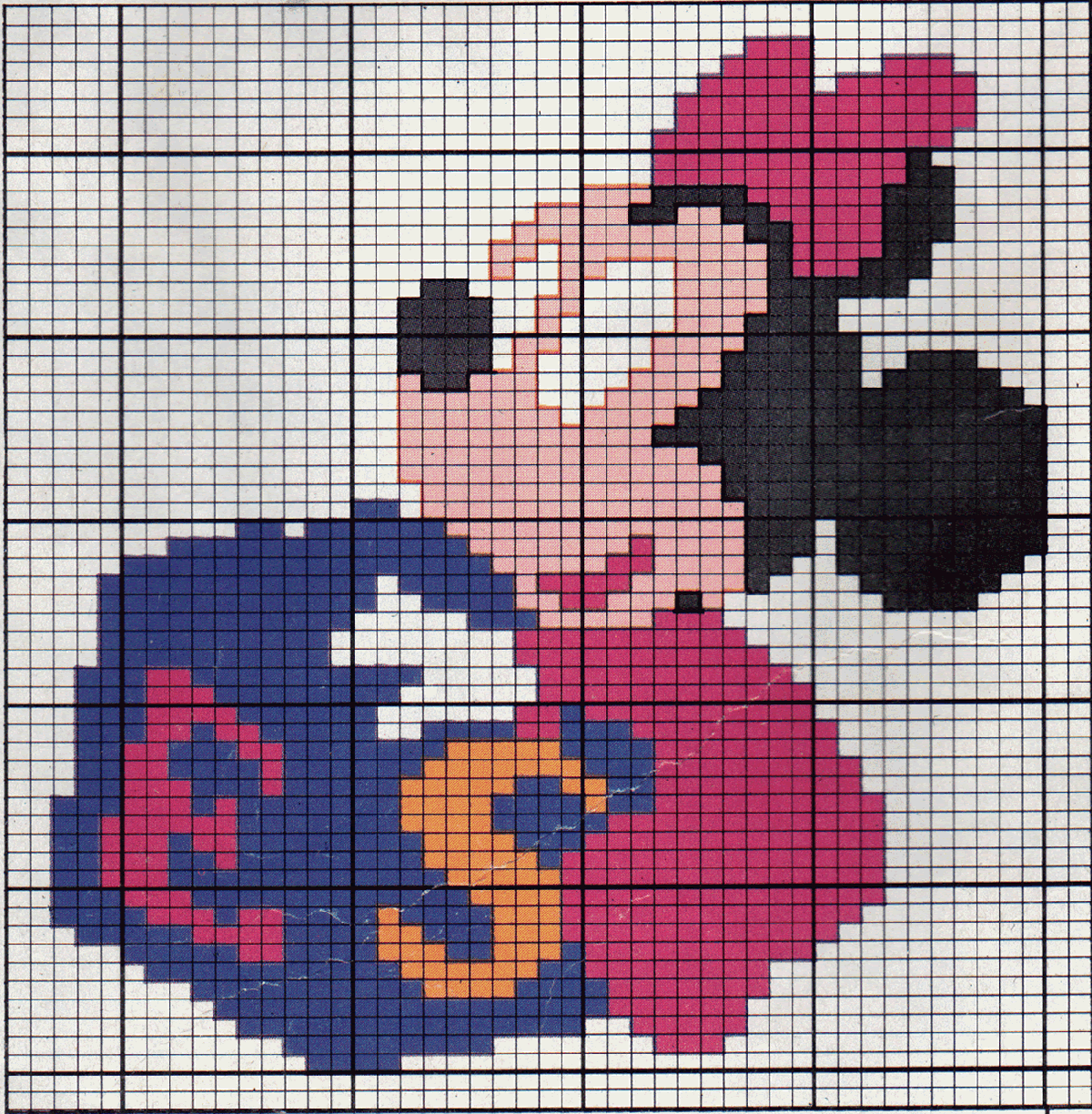 Minie Mickey cubes