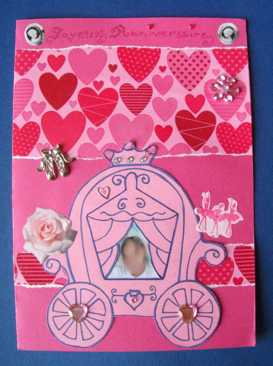 Carte anniversaire 7 ans