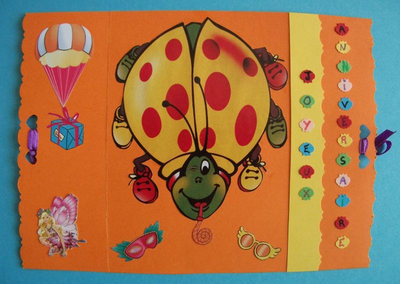 Carte anniversaire 2 ans