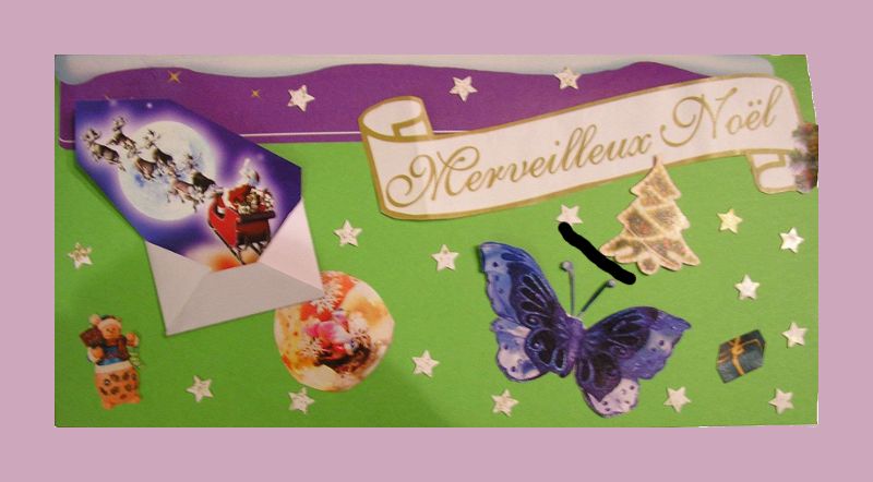 Carte merveilleux Noël