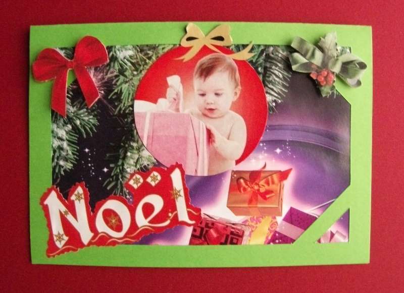 Carte de Noël bébé