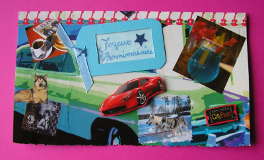 Carte anniversaire voitures