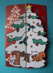 Carte Noël sapin
